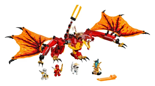 LEGO NINJAGO 71753 Kais Feuerdrache und Figuren zum Auswählen *NEU*