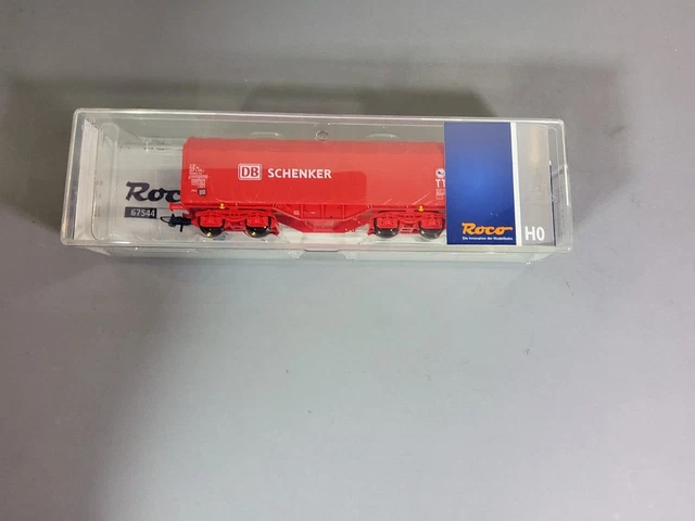 PIKO wagon bâché court rouge DB CARGO 58037 (n°1bis) • EUR 35,00