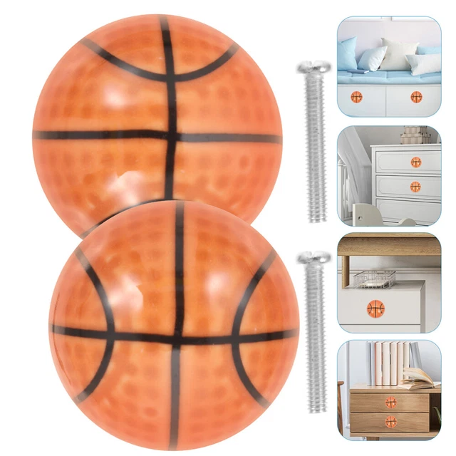 4 Pcs Cabinet Handle Basketball Cartoon Cabinet Door Cabinet Knobs Shoebox 10