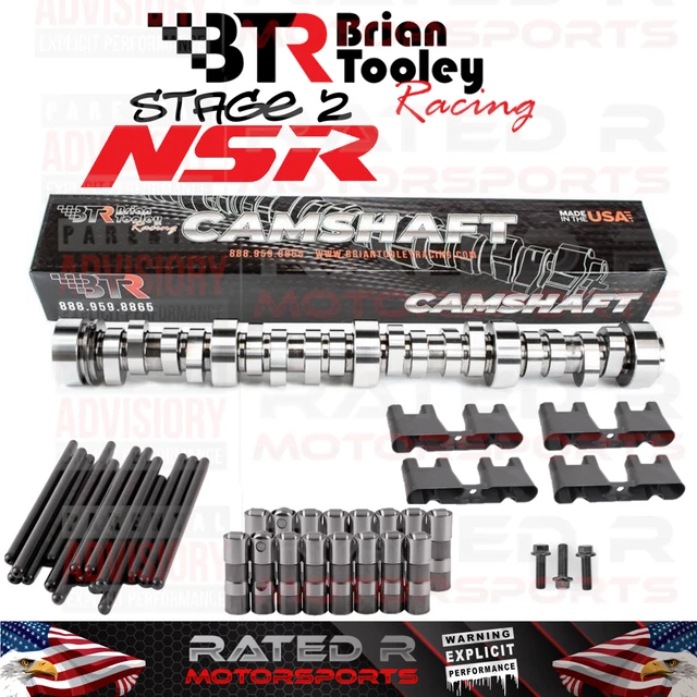 BTR LS TRUCK NSR Stage 2 Cam Kit Pushrods Cam Bolts LS7 Style Lifters