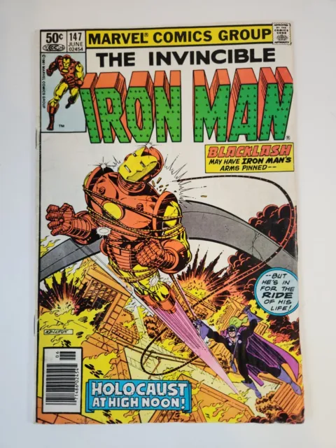 Irom Man #147 Backlash Marvel Comics Invincible Iron Man Vg+