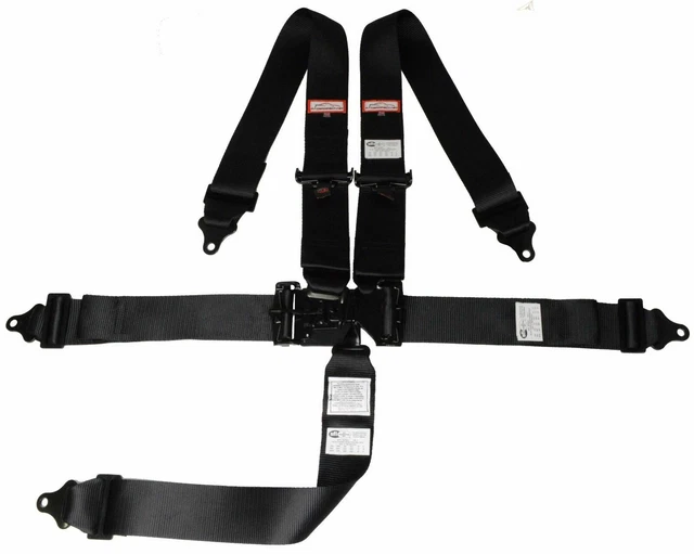 Ford Focus Midget Harness Sfi 16.1 Latch & Link Roll Bar Mount 5 Point Black 9
