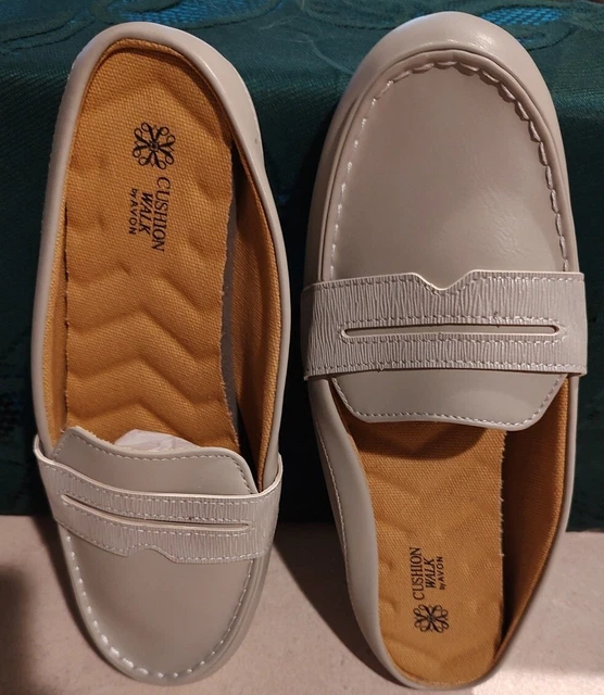 Cushion Walk Classic Jazzy Loafers by Avon Color gray Size 8 original 2017