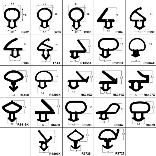 UPVC WINDOW & Door Bubble Gasket Seal Flipper Double Glazing Rubber Draught Seal £1.40 PicClick UK