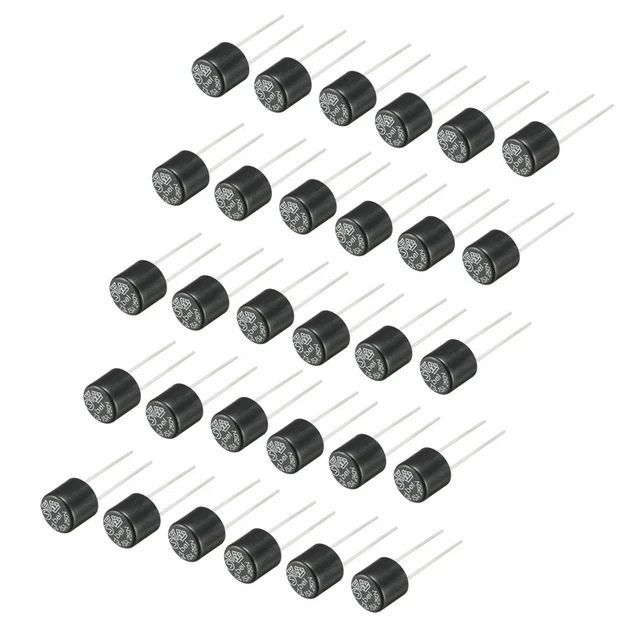 90Pc Cylindre miniature monté immer. fusible fusion lente T3.15A 3.15A 250V Noir