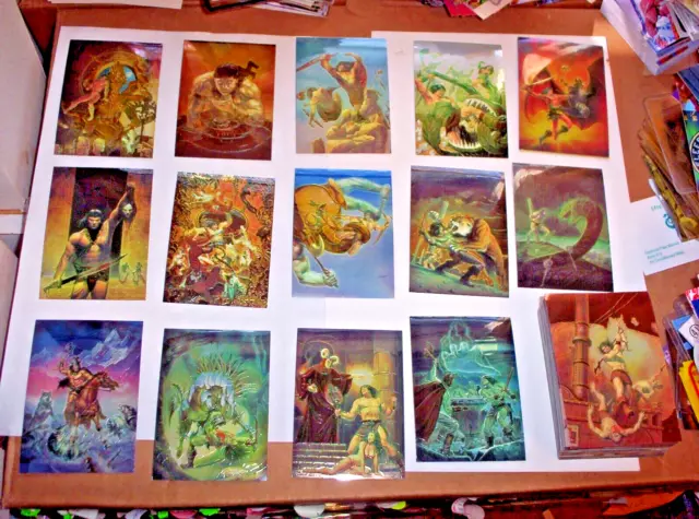 1993 Conan All Chromium Series 1 BASE 90 CARD SET COMIC IMAGES  BARBARIAN