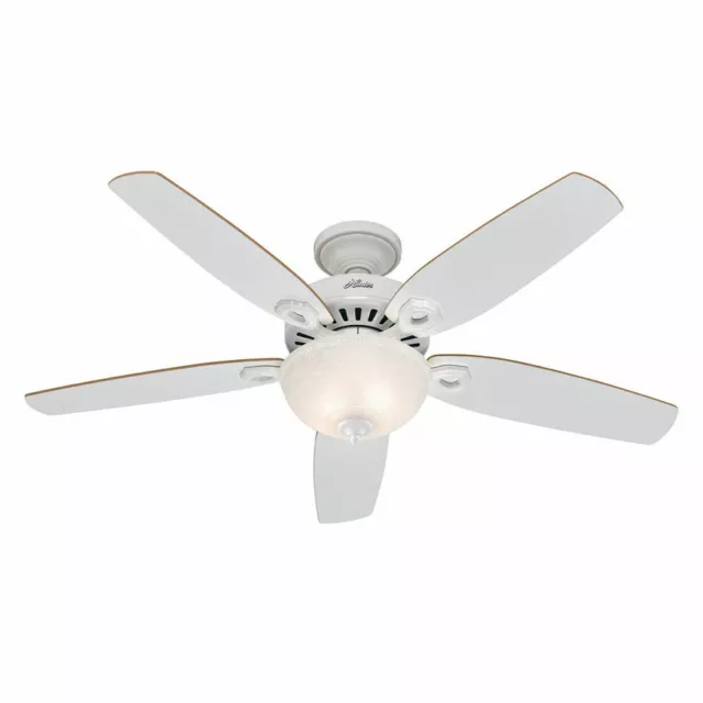 Ventilador de techo Hunter 50570 Builder Deluxe WE blanco/ blanco