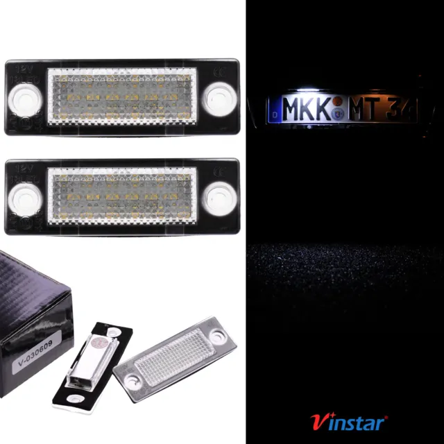 VINSTAR LED Kennzeichenbeleuchtung für VW CADDY 2K GOLF V Plus JETTA 1K T5 T6