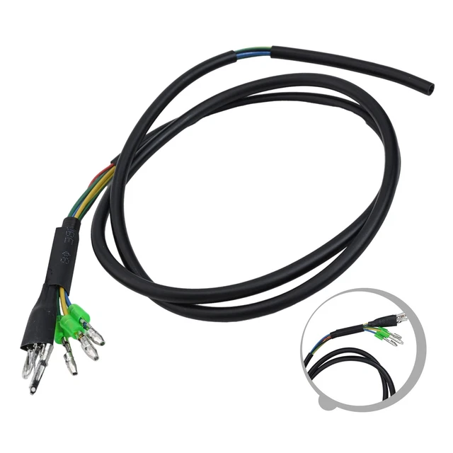 Câble De Rechange Pour Capteur De Vélo D’appartement – Longueur 1160 Mm, Connecteur Audio DC, Noir