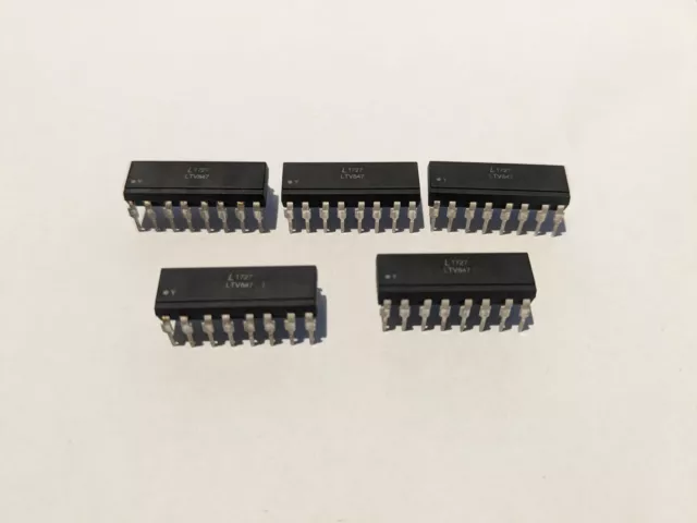 5x LTV847 LITEON Optoacopladores DIL16 4 Canales Salida de Transistor