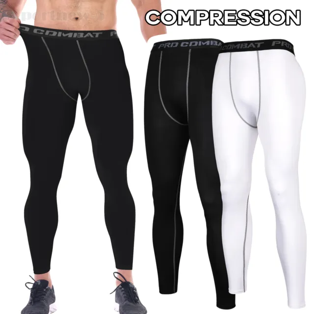 Sport Leggings Herren Laufhose Kompressionshose Funktionsuns Base Layer Leggings