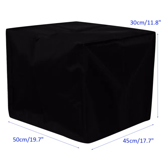 For Workforce WF-3620 Black Polyester-cotton Fiber Printer Dust Cover 50x45x30cm