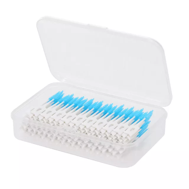 160pcs  Hygiene Oral Floss Interdental Brush  Cleaning Toothpick C2Q9