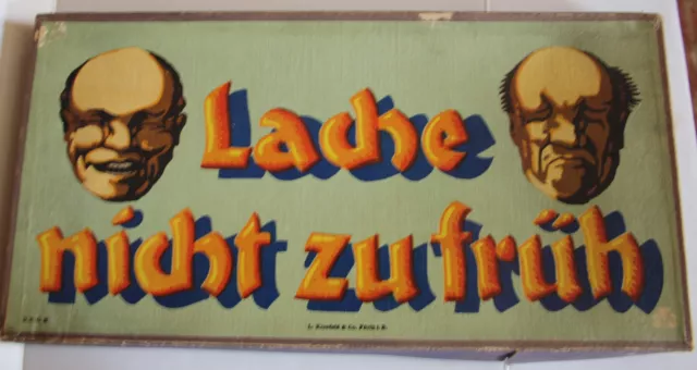 Antik Gesellschaftspiel Lache nicht zu früh