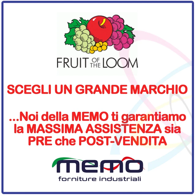 T SHIRT uomo donna fruit of the loom manica corta 100% cotone maglia maglietta 3