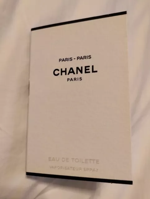 Chanel PARIS Les Eaux de Sample Eau De Toilette Travel Spray 1.5 ml NEW