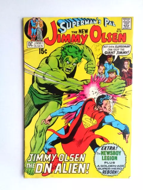 Superman's Pal ,The New  Jimmy Olsen  # 136 March  1971 .Jack Kirby .