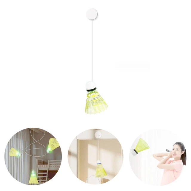 Single Badminton TrainerRebound Self-Hitting Line Suction Cup Exerciser i