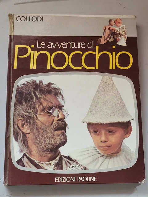 PINOCCHIO - FILM TV DI COMENCINI - LIBRO ed PAOLINE 1971 - MANFREDI LOLLOBRIGIDA