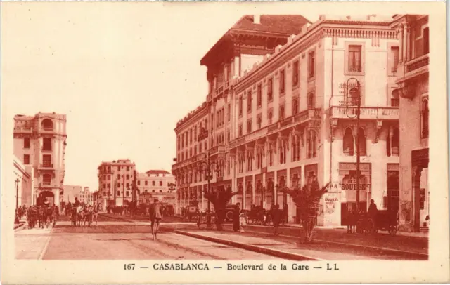 CPA AK MAROC CASABLANCA - Boulevard de la Gare (92653)