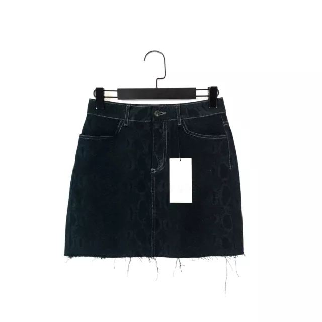 Gonna jeans nera zara clearance