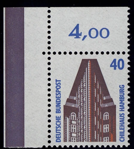 1379 SWK 40 Pf Ecke ol ** postfrisch
