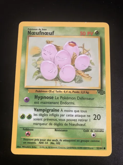 Common Noeufneuf - Pokemon 52/64 Jungle Edition 2 Close To New Fr
