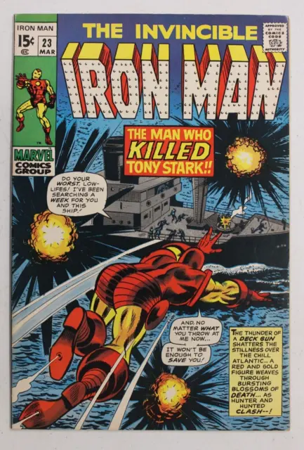Iron Man #23 Invincible Archie Goodwin George Tuska Gaudioso Marvel 1970 FN