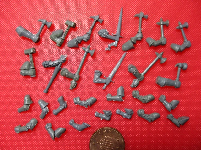 Lotto Di 60 Basette Rotonde Da 25 Mm Utilizzate Per Warhammer - Foto 7