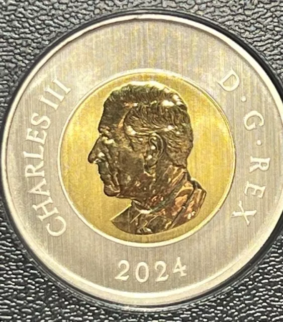 NEW Canada 2024 Canada Specimen Toonie  King Charles  Specimen $2 coin IN STOCK