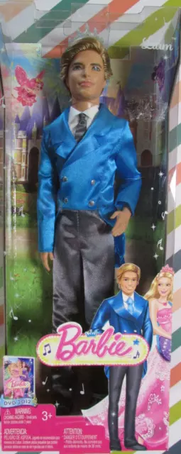 Prinz  Liam aus Barbie die Prinzessin und der Popstar X3692 Collector Puppe NRFB
