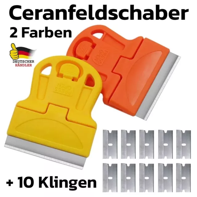 Ceranfeldschaber Glasschaber Ersatzklingen Glas Schaber Klingen Kochfeldschaber