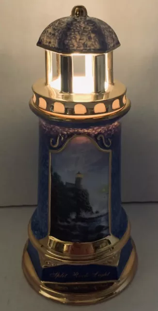 Thomas Kinkade Painter of Light Split Rock Lighthouse Open Box 2004