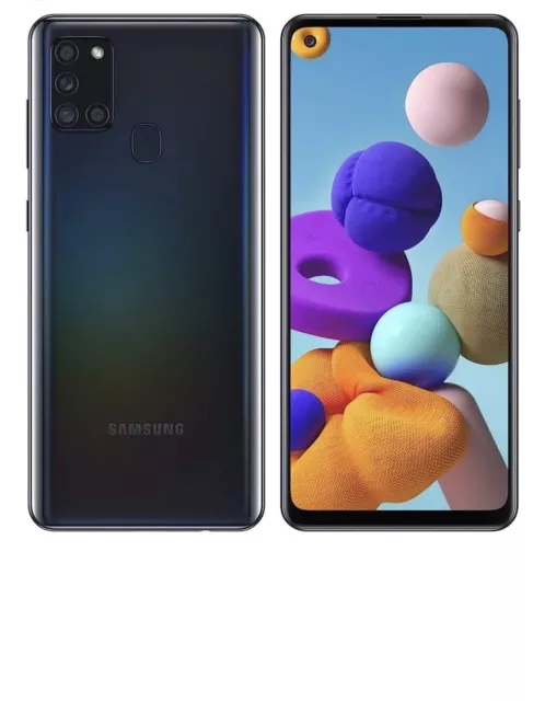 Samsung Galaxy A21S (2020) 32GB Unlocked phone Black Excellent Condition