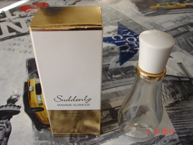 FLACON VIDE EAU De Parfum "Suddenly" De Madame Glamour 50 Ml EUR 2,20