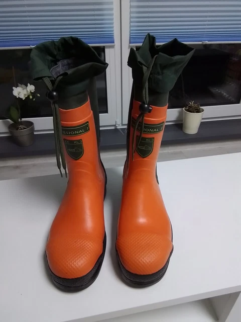 Schnittschutzstiefel,  Gummistiefel, Winter Gefüttert  Gr. 42