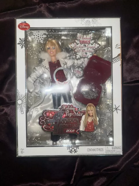 Hannah montana christmas doll 2025