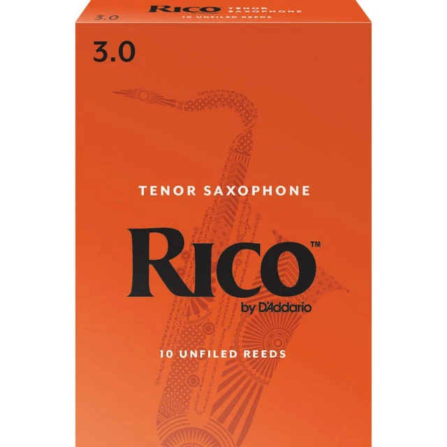 D'Addario RKA1030 - Anches saxophone ténor, force 3.0, boîte de 10