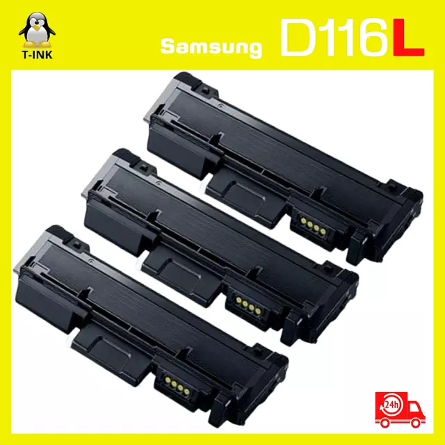 3 Toner Samsung M2675F MLT-D116L per Xpress M2875F M2620 M2626 M2820 M2870 M2885