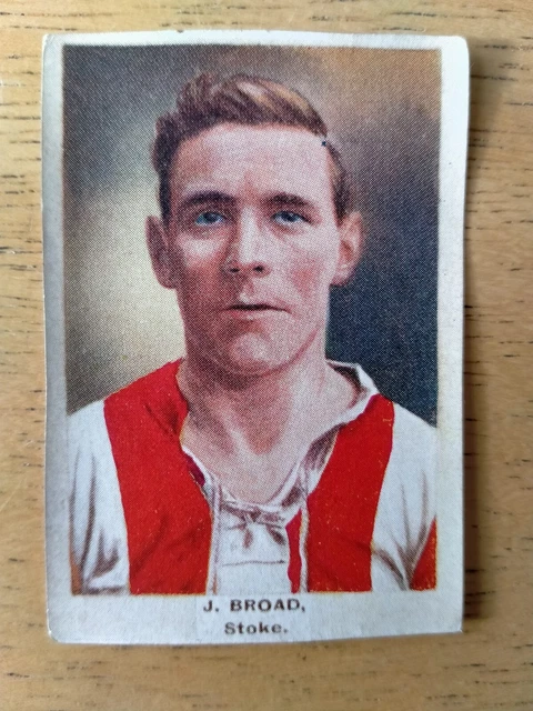 J. Broad Stoke City DC Thomson Adventure berühmte Clubfarben & Spieler 1923