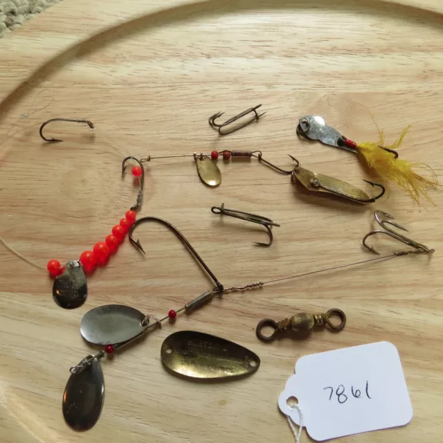Mixed Lot,8 Spinner Fishing Lures,Thommen,A Thomas Co,Mepps