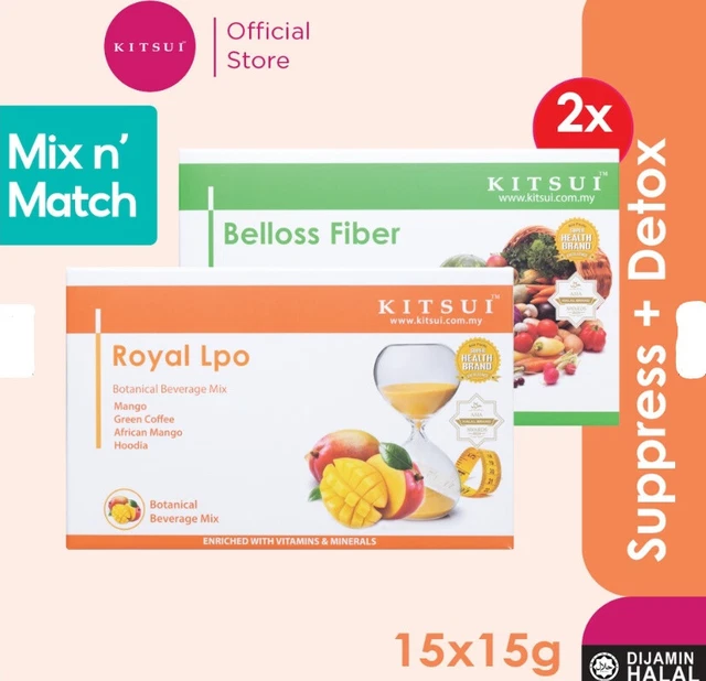 [Mix n' Match] KITSUI Royal Lpo + fibra de bello (supresión + desintoxicación)
