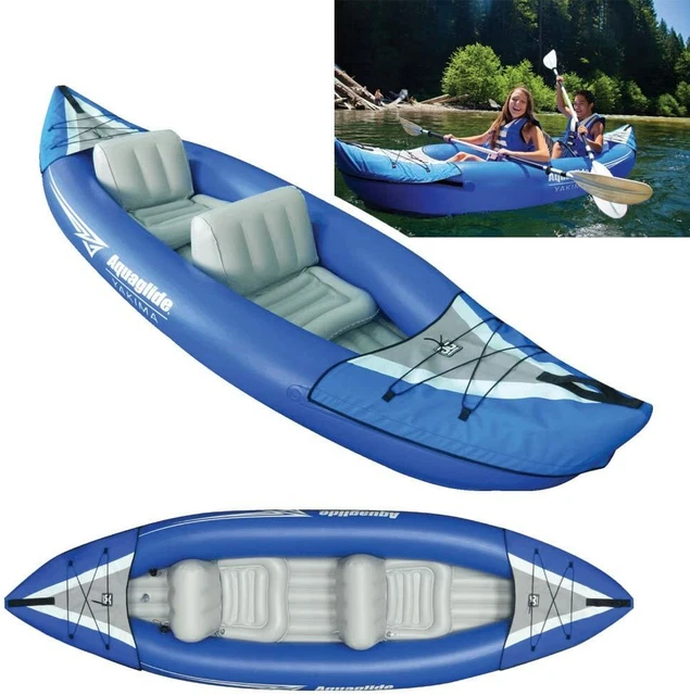 Aquaglide Schlauchboot Aufblasbares Kajak Yakima Kanu,L323cm x 79cm L B Luftboot
