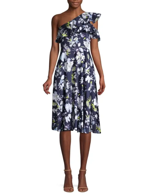 Jason Wu Collection One Shoulder Floral Dress*****Size: 8