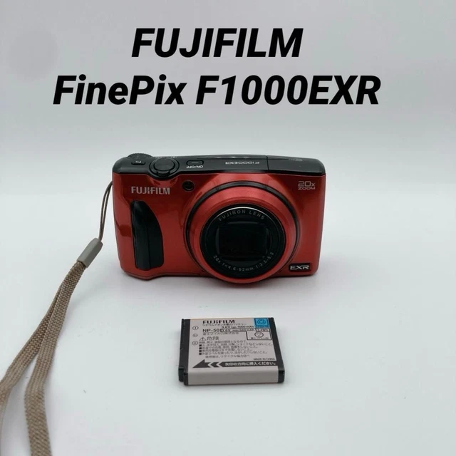 FUJIFILM FINEPIX F1000EXR 16.0MP Compact Digital Camera Red [EXC