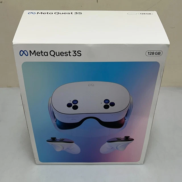 META QUEST 3S 128Gb Stand Alone Vr Headset Works 100% Perfect ...