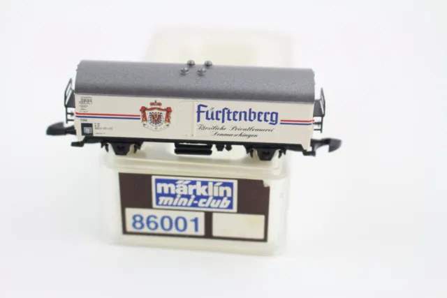 86001 Fürstenberg Bierwagen Märklin Mini Club Voie Z Emballage D'Origine + Top +