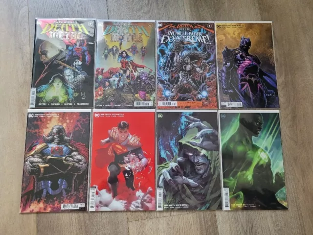 DC Comics Dark Nights Death Metal Lot of 8 Comic Book Lot VF
