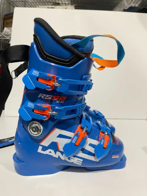 Lange RS 90 SC (S40) Blue Snow Skiing Boots 225 266mm 22.5 Mondo Ski RS90 Worn