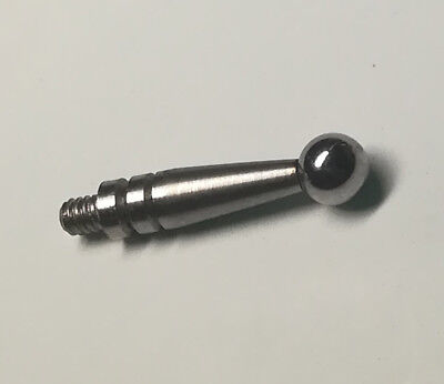 Contact Points for Dial Test Indicator 3mm Diameter Carbide Ball 20.9mm Long M1.6 Thread 103014 
